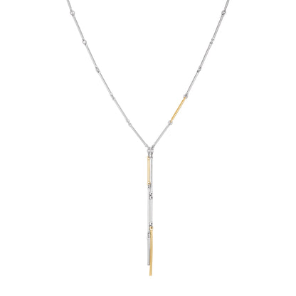 Vince Camuto Two Tone Bar Pendant Necklace Two Tone