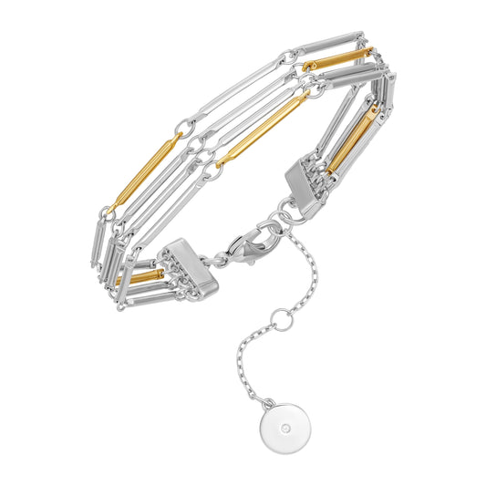 Vince Camuto Multi Row Two Tone Bracelet Two Tone