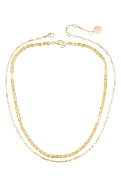 Vince Camuto Layered Goldtone Chain Necklace Gold Tone