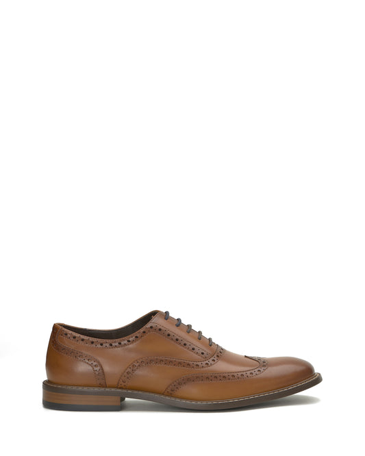 Vince Camuto Men's Lazzarp Wingtip Brogue Cognac\/Brown