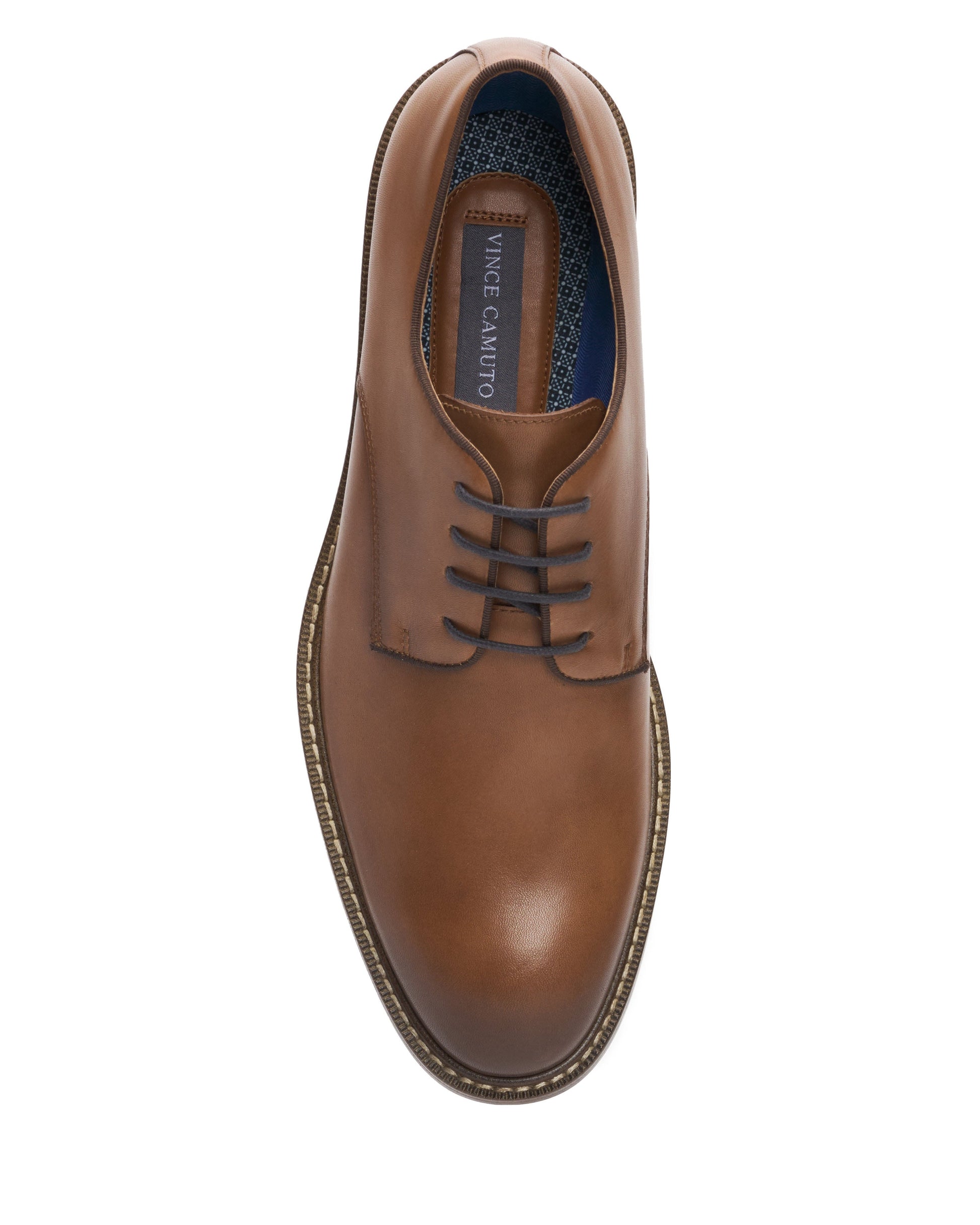 Vince Camuto Men's Lyre Derby Cognac\/Brown