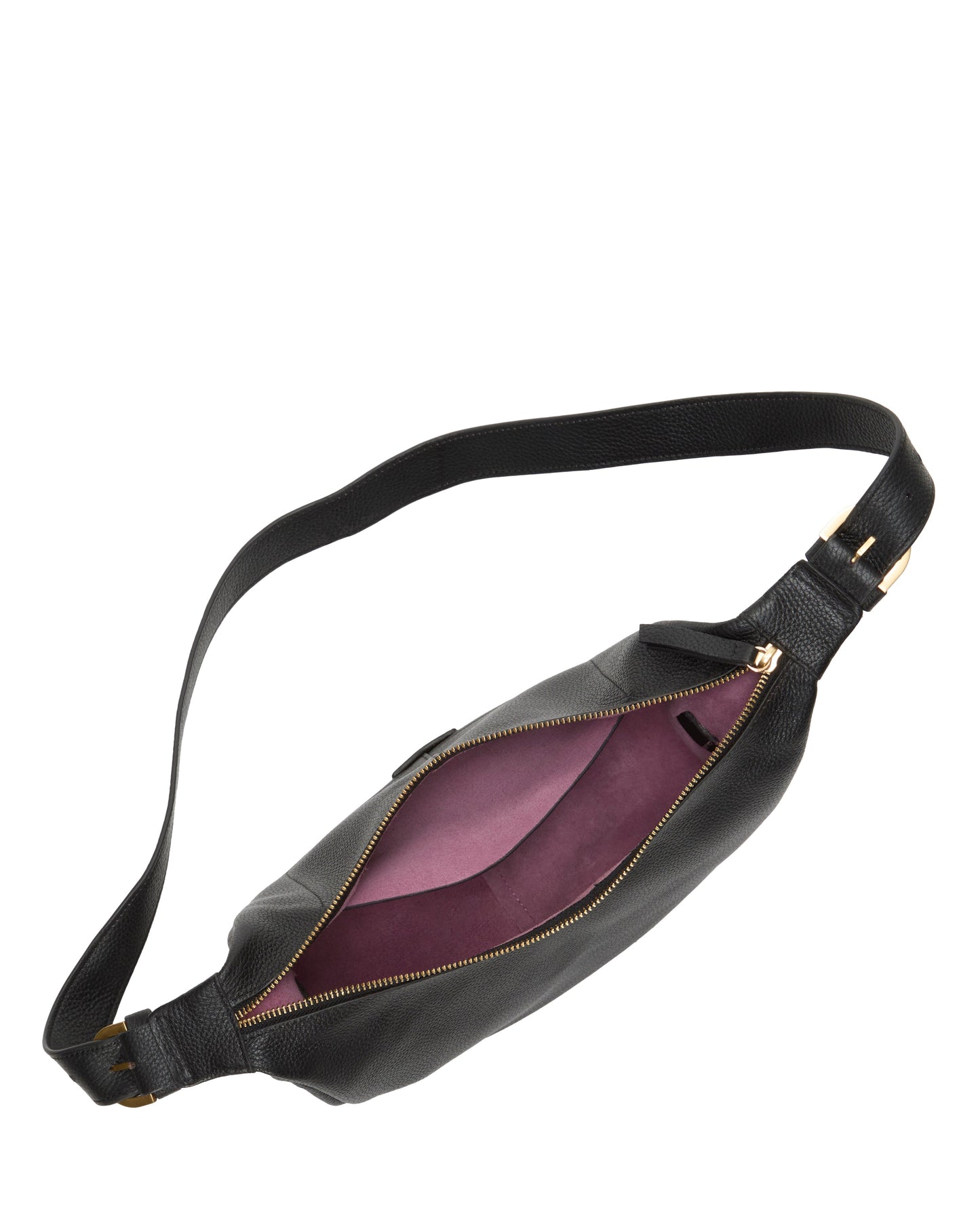 Vince Camuto Jenna Crossbody Bag Black Pink Leather