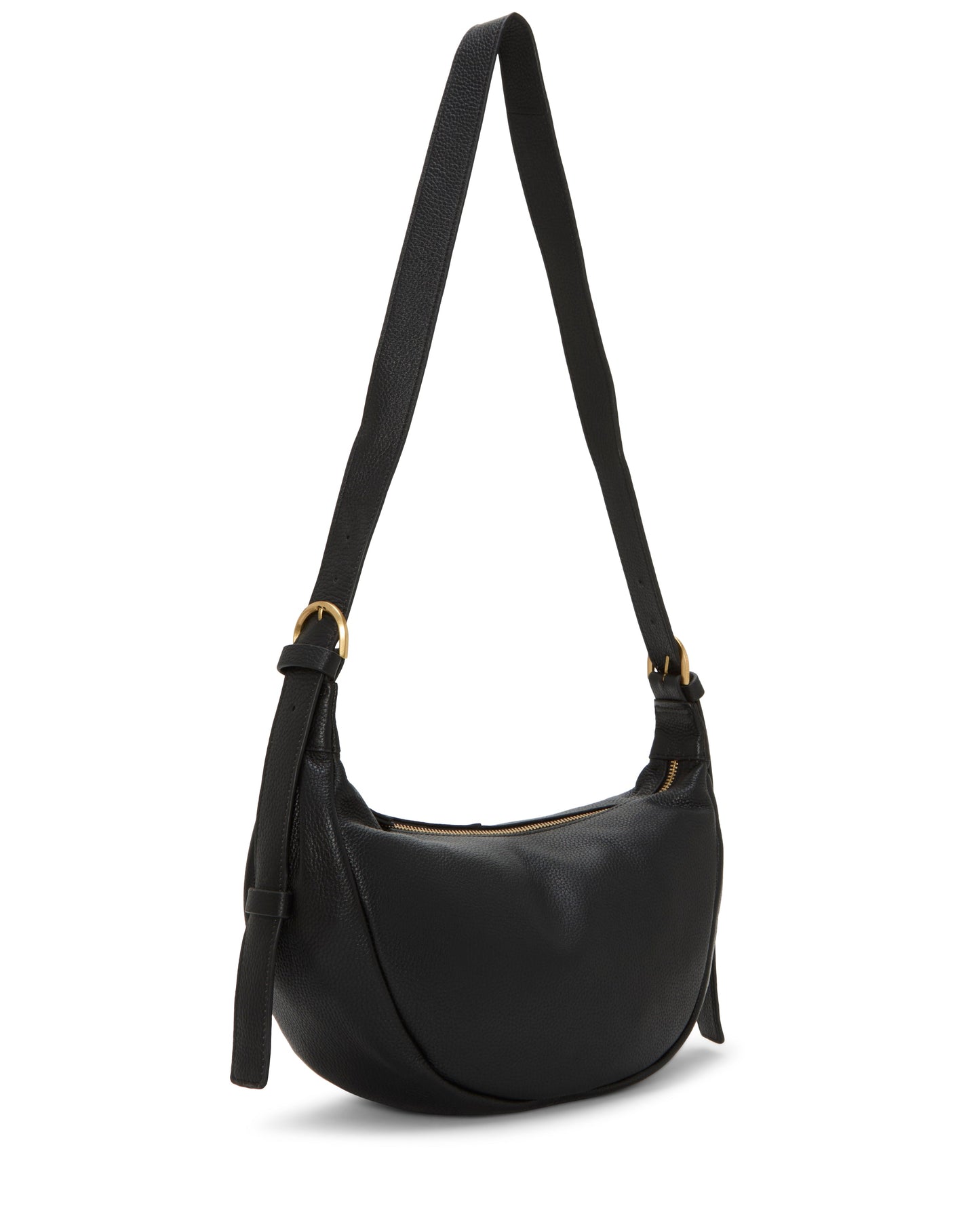 Vince Camuto Jenna Crossbody Bag Black Pink Leather