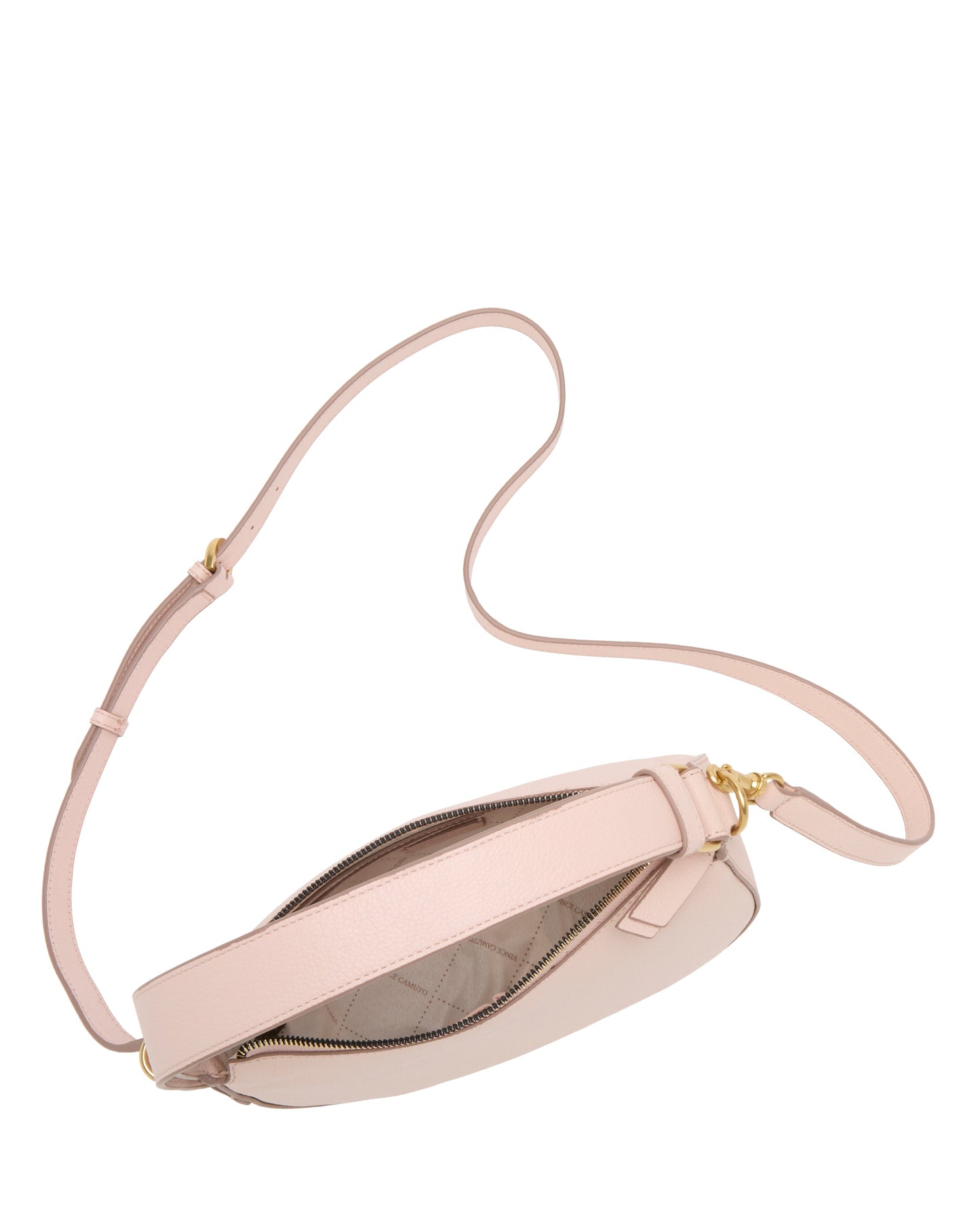 Vince Camuto Karla Crossbody Bag Powdered Pink Leather