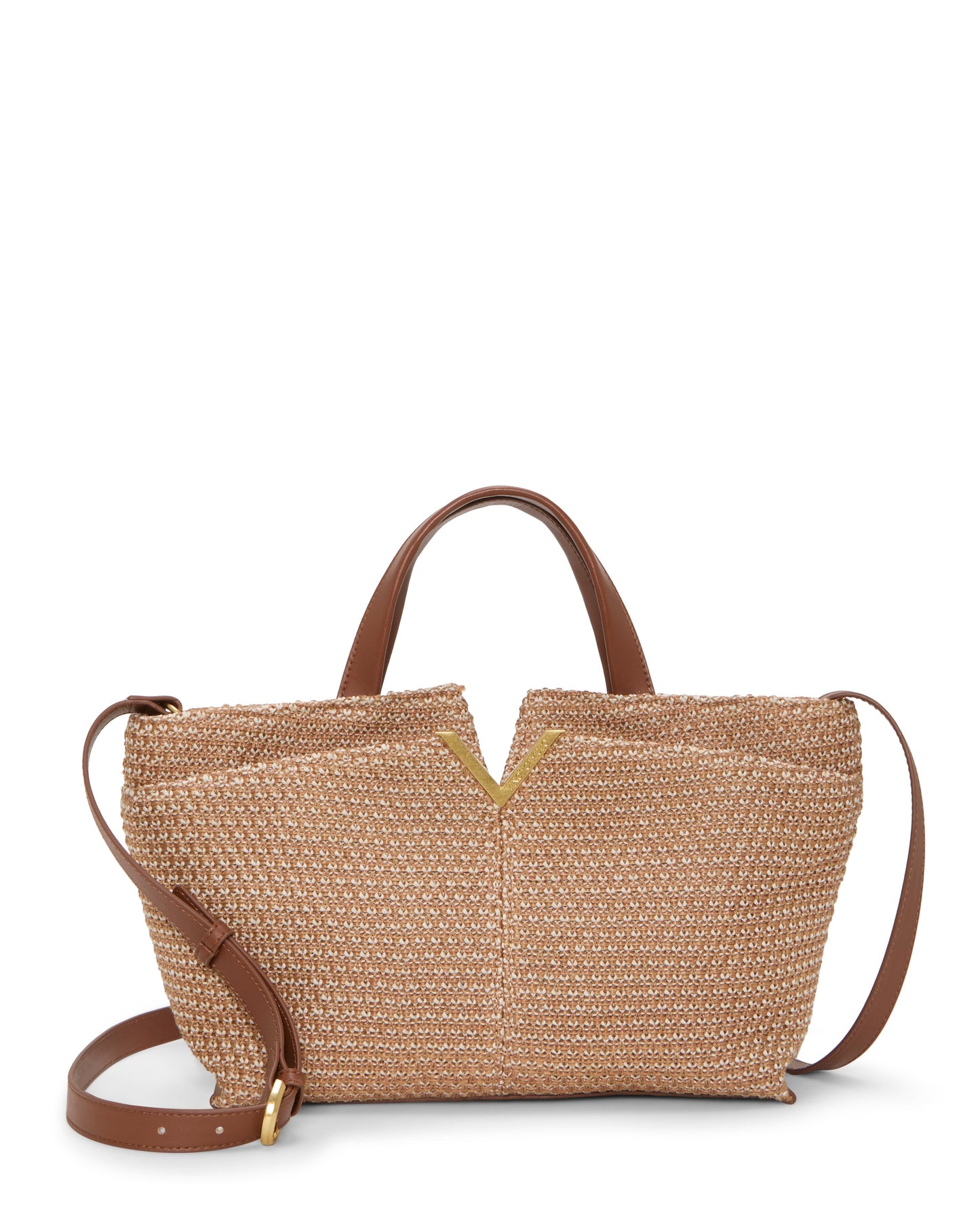 Vince Camuto April Satchel Bag Natural