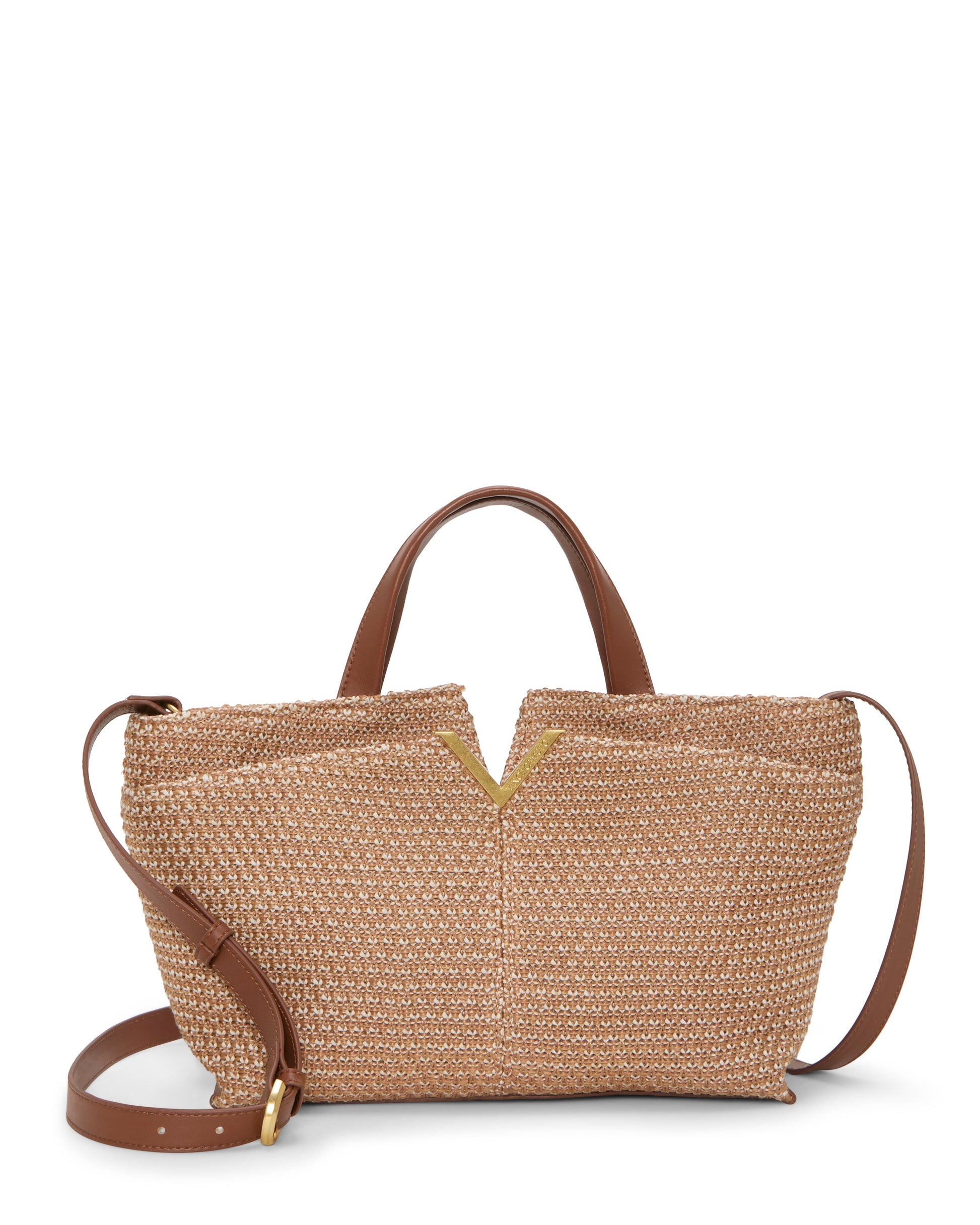 Vince Camuto April Satchel Bag Natural