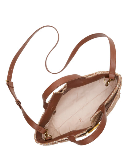 Vince Camuto April Satchel Bag Natural