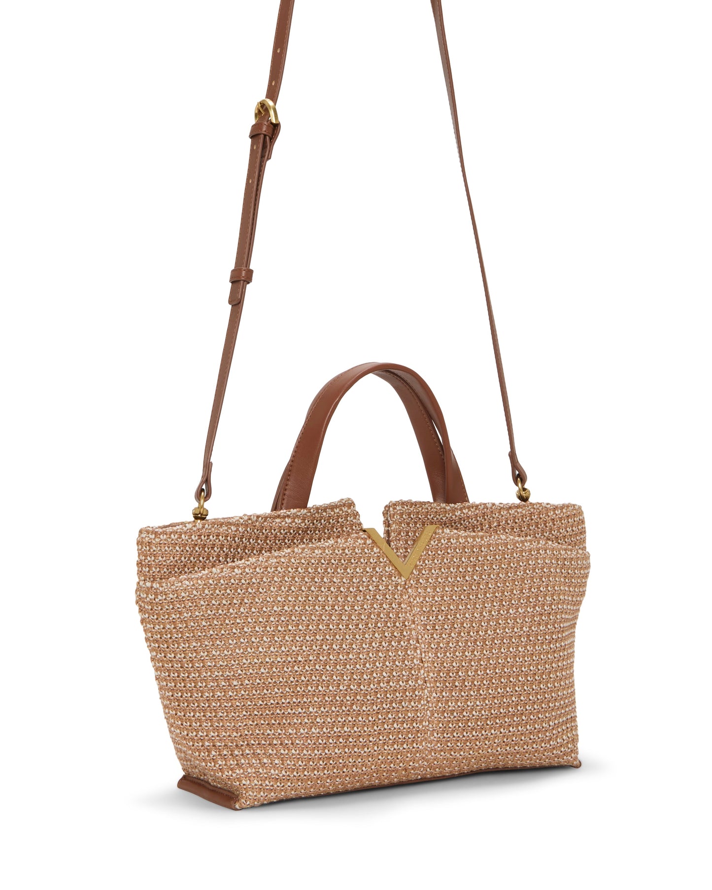 Vince Camuto April Satchel Bag Natural