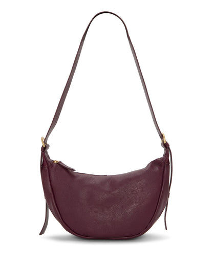 Vince Camuto Jenna Crossbody Bag Wineberry/Pink Leather