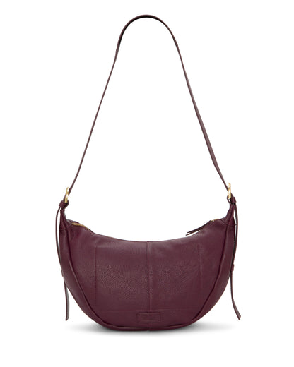 Vince Camuto Jenna Crossbody Bag Wineberry/Pink Leather
