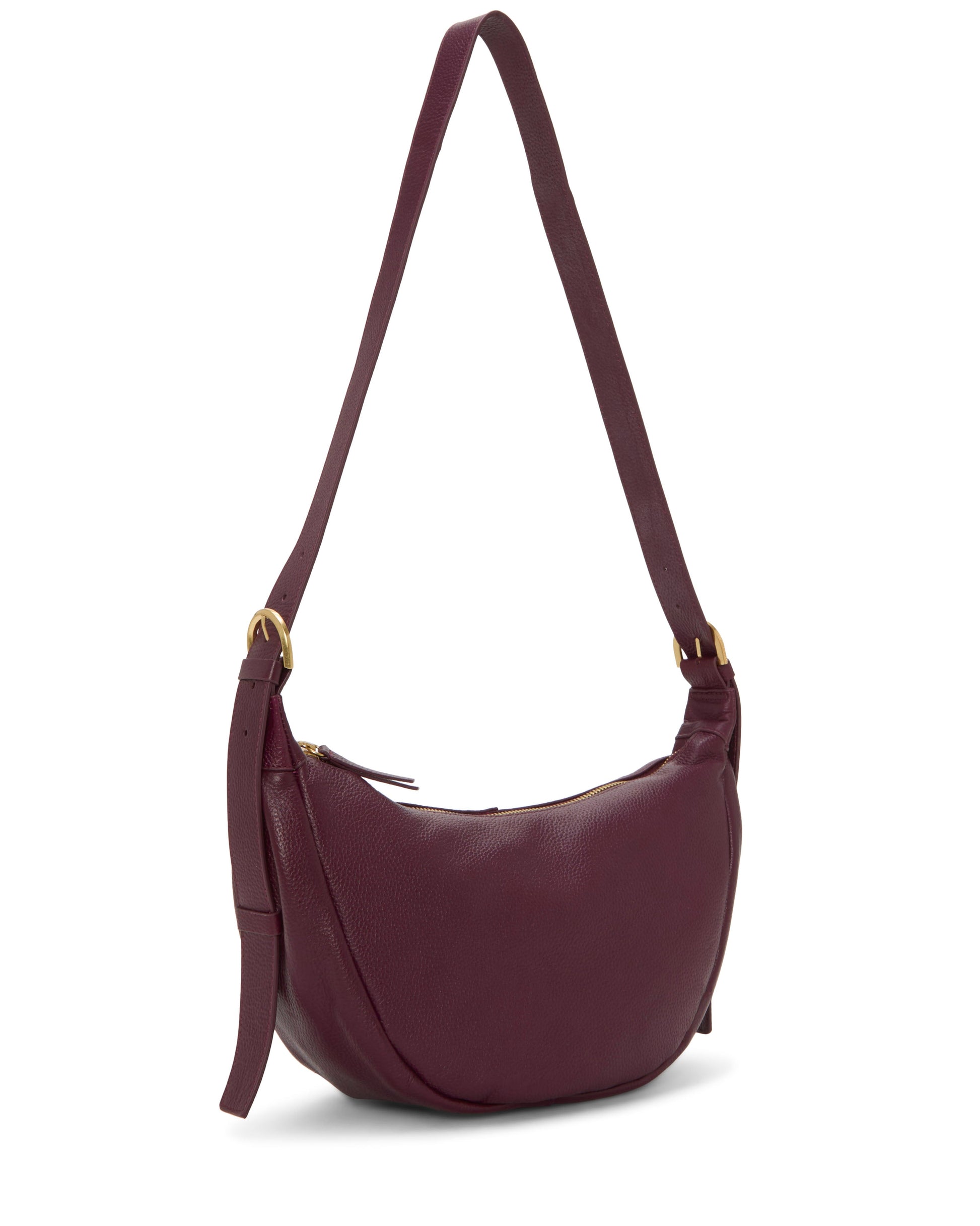 Vince Camuto Jenna Crossbody Bag Wineberry/Pink Leather