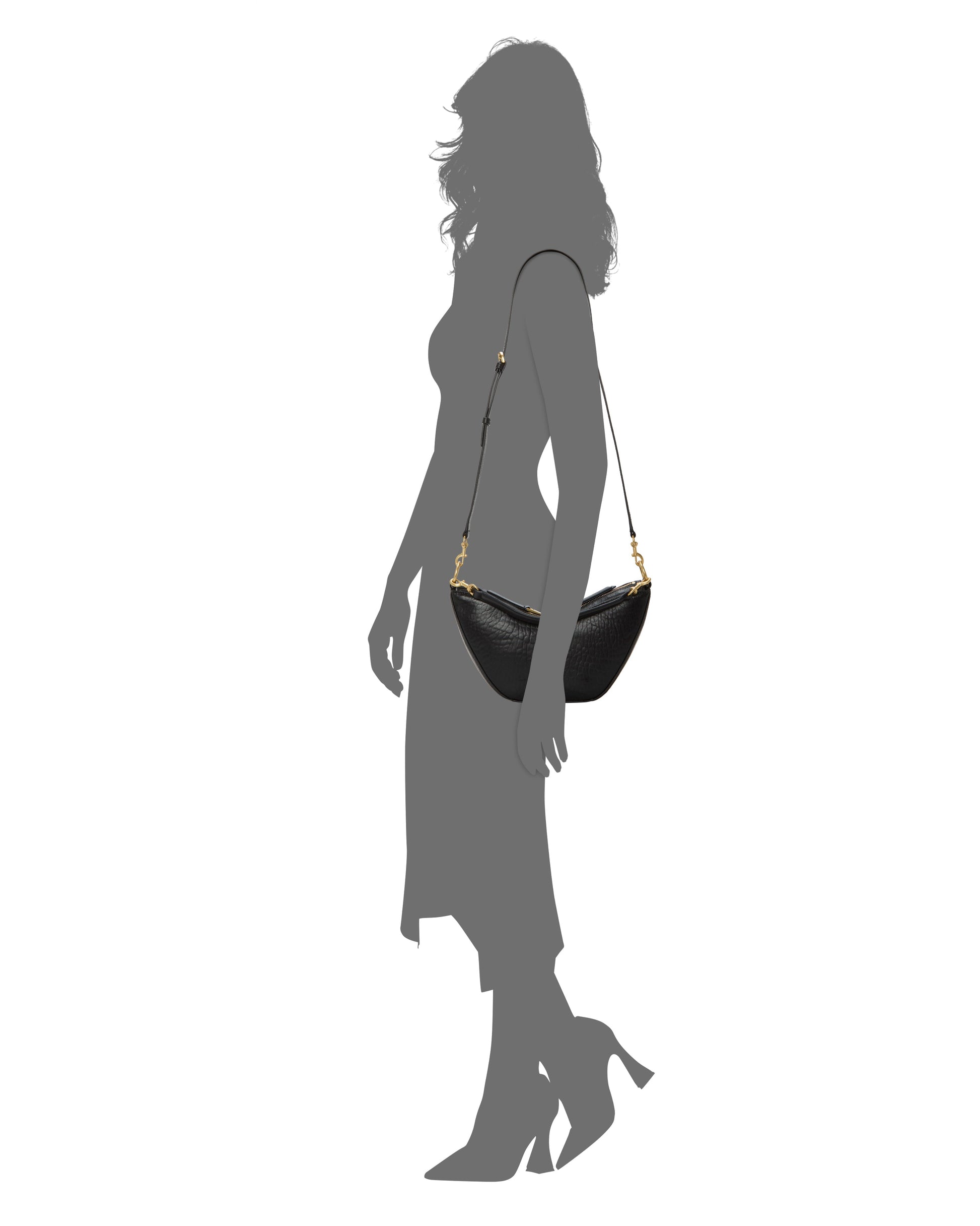 Vince Camuto Lilli Crossbody Bag Black Leather
