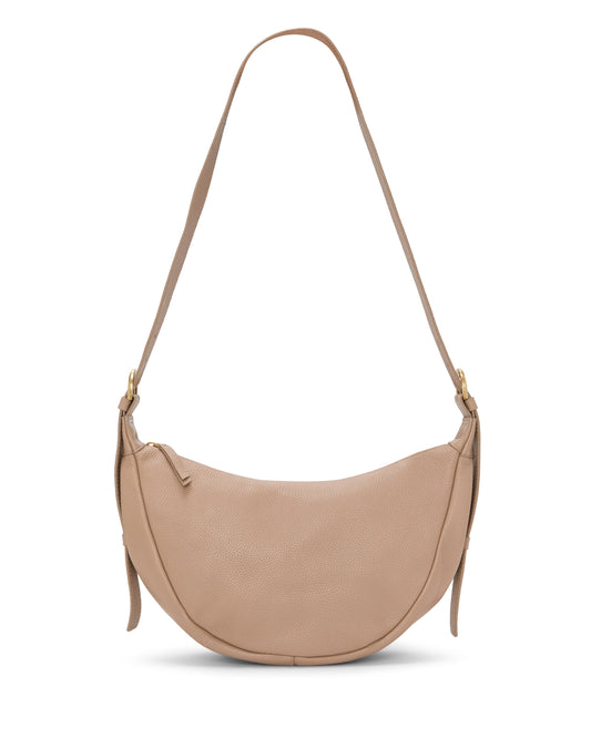 Vince Camuto Jenna Crossbody Bag Cappuccino/Thistle Leather