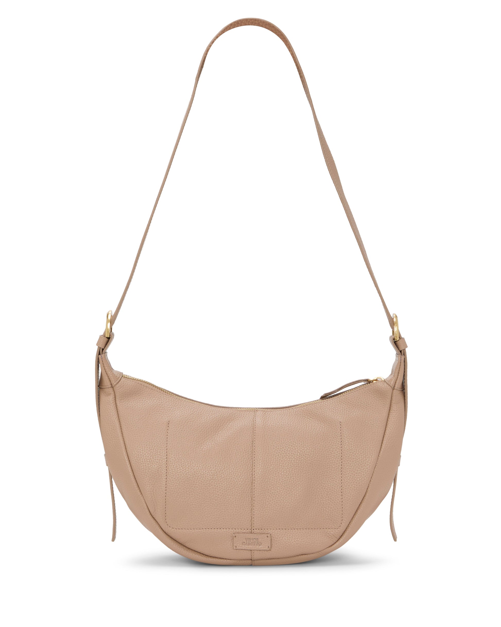 Vince Camuto Jenna Crossbody Bag Cappuccino/Thistle Leather