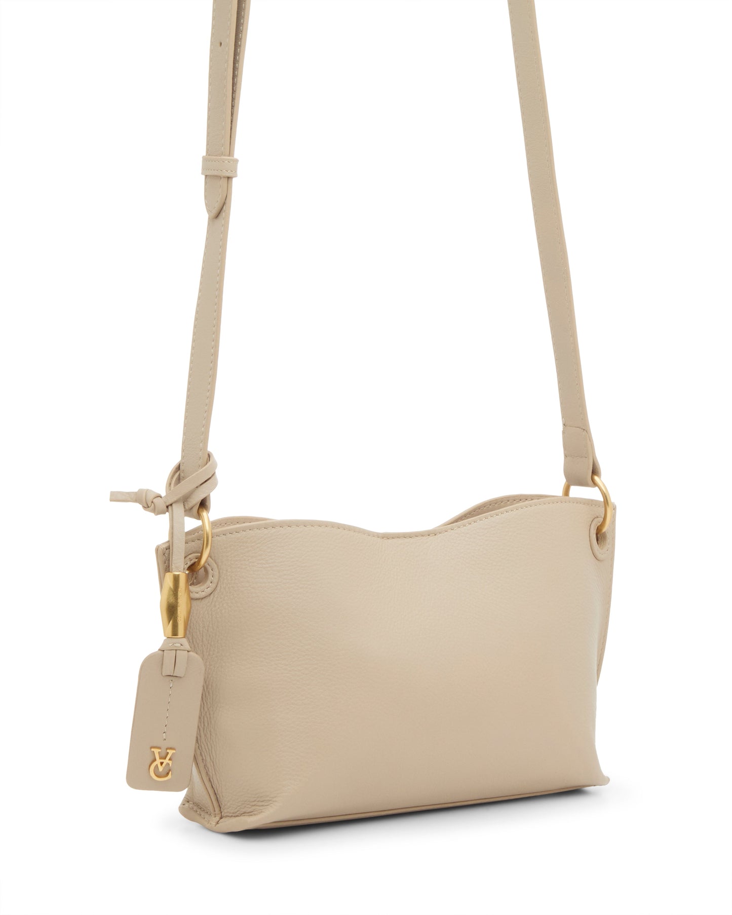 Vince Camuto Ellah Crossbody Bag Biscotti Leather