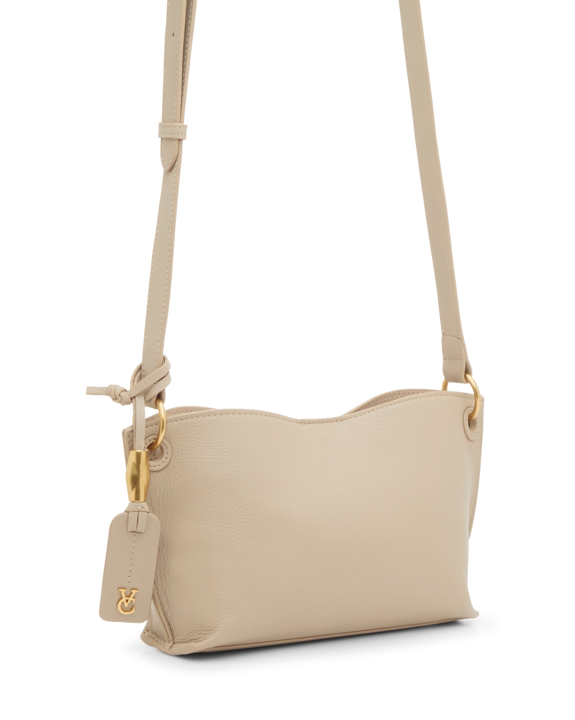 Vince Camuto Ellah Crossbody Bag Biscotti Leather