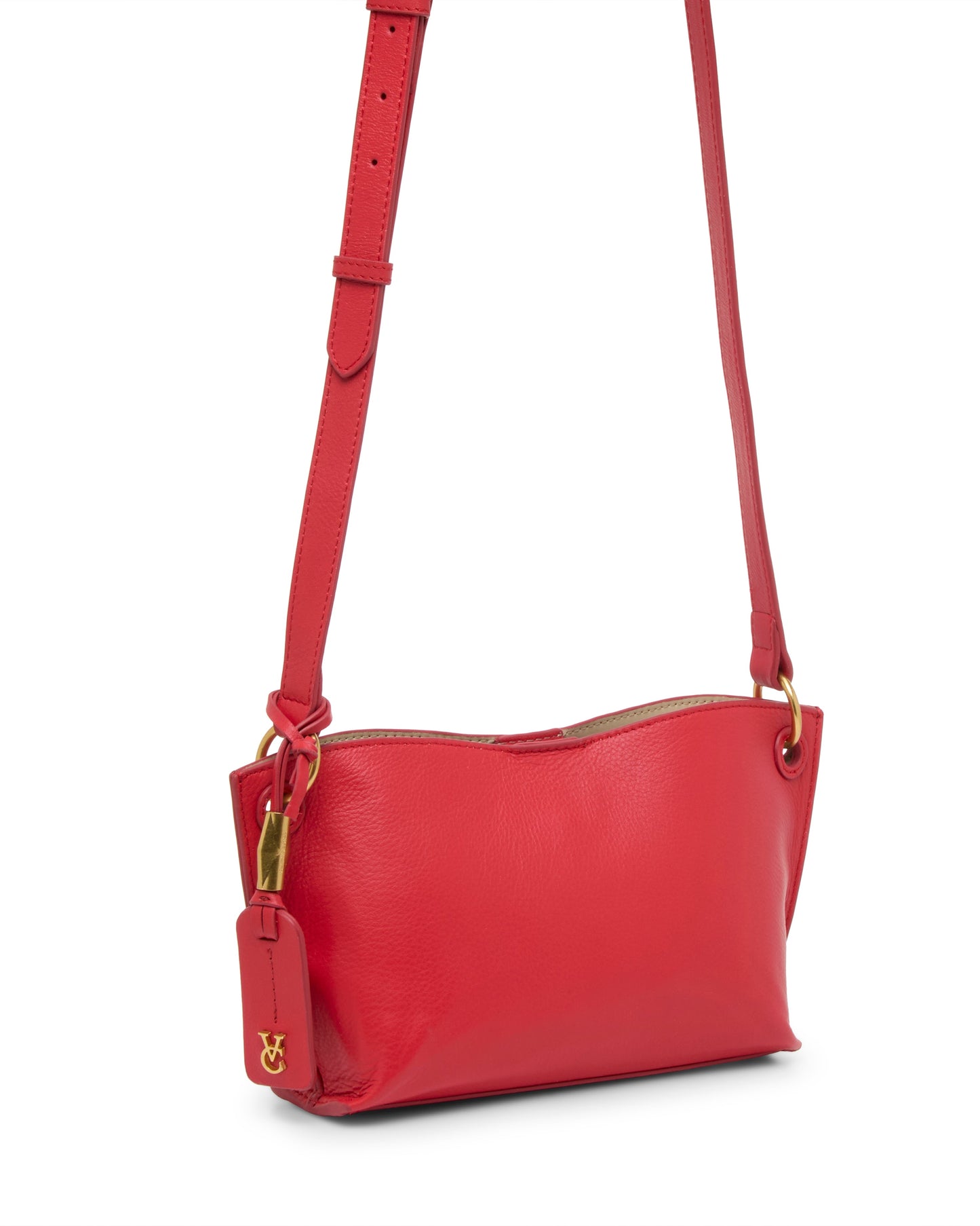 Vince Camuto Ellah Crossbody Bag Poppy Leather