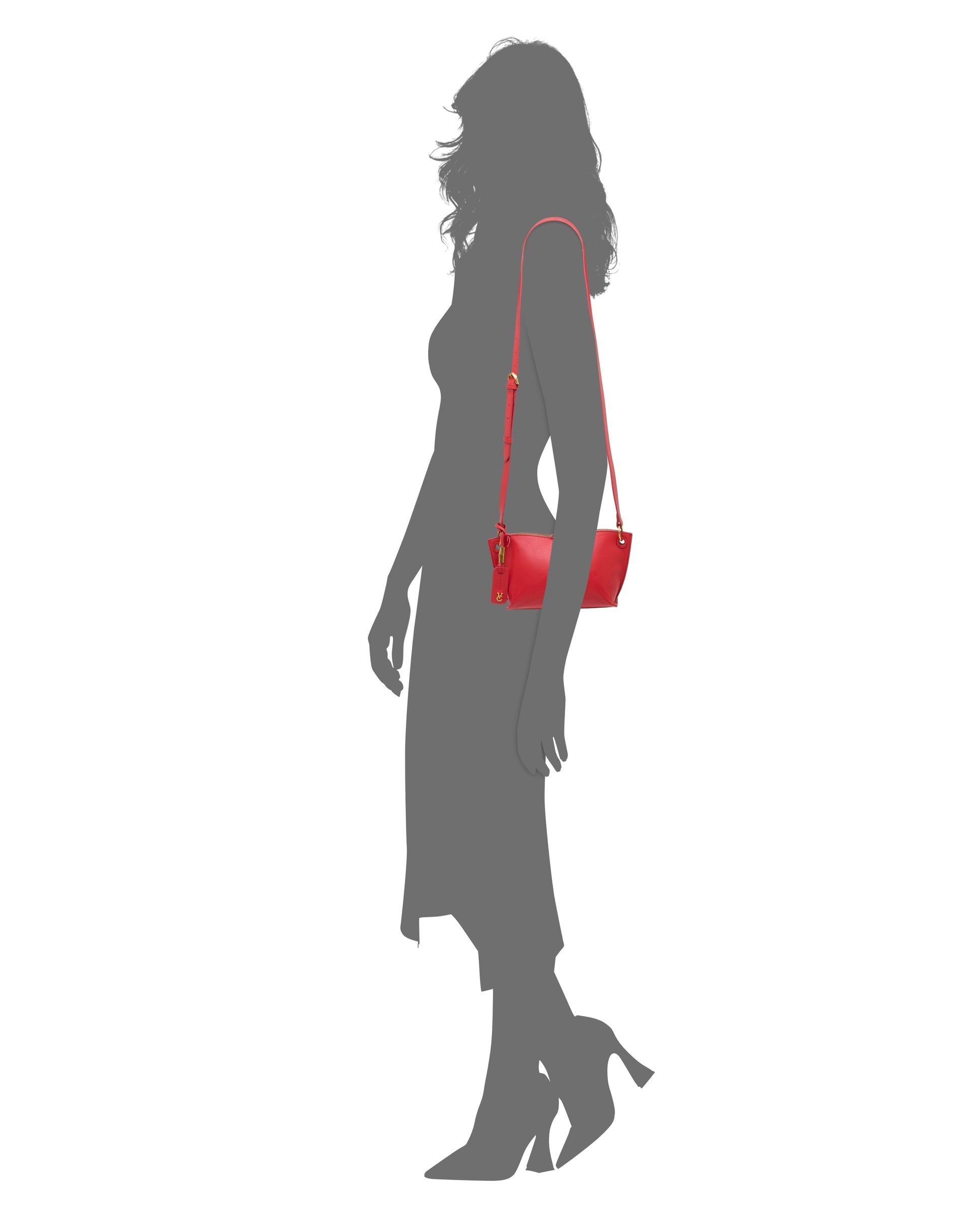 Vince Camuto Ellah Crossbody Bag Poppy Leather