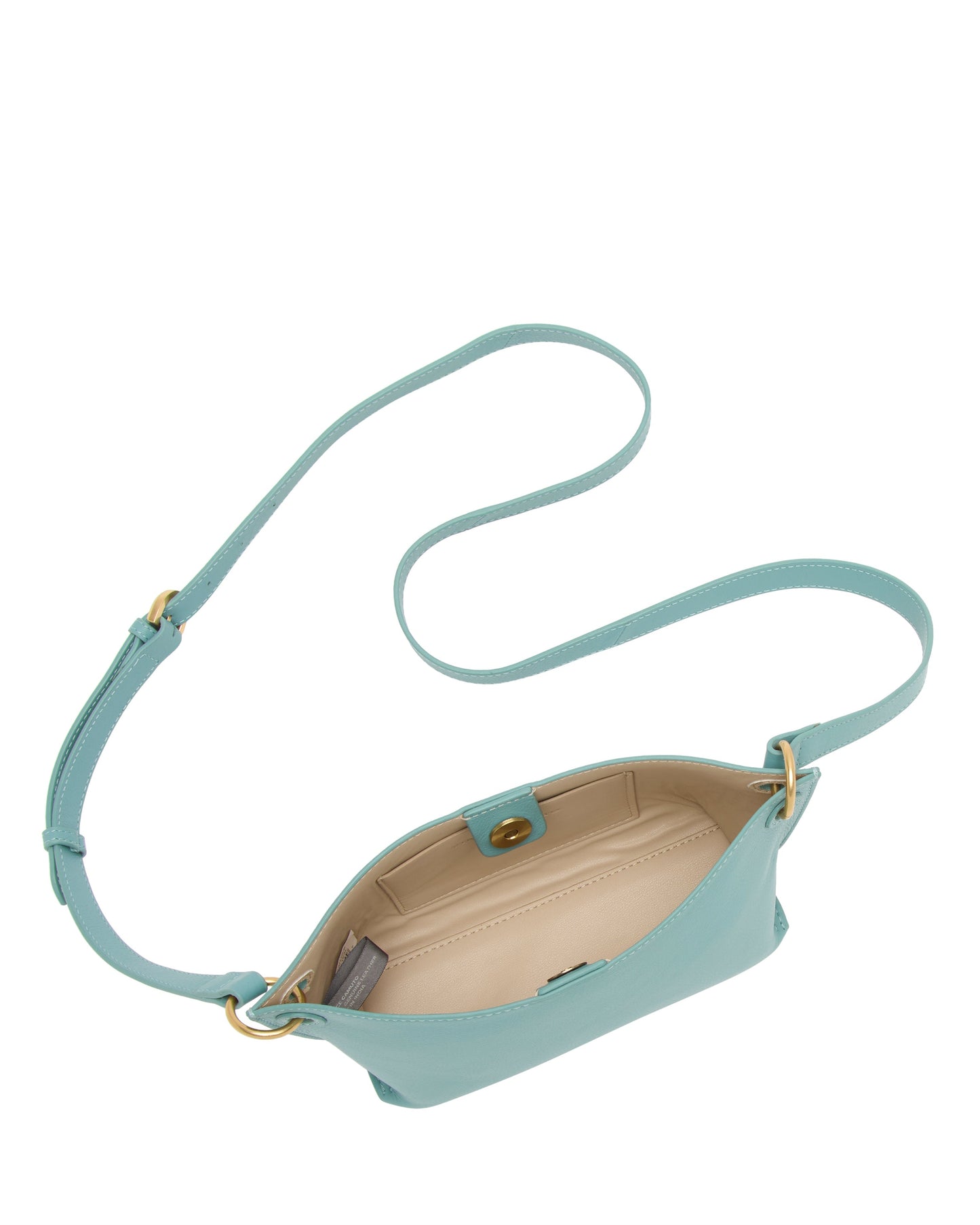 Vince Camuto Ellah Crossbody Bag Marine Teal Leather