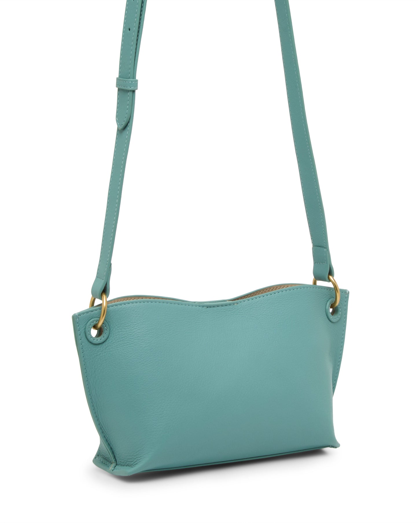 Vince Camuto Ellah Crossbody Bag Marine Teal Leather