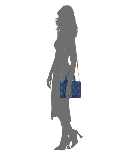 Vince Camuto Barry Small Tote Bag Denim