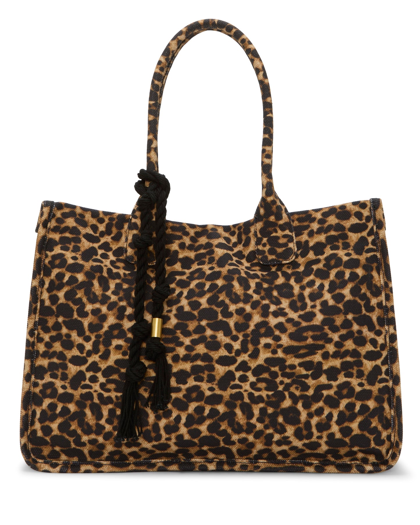 Vince Camuto Orla Tote Bag Caramel Leopard