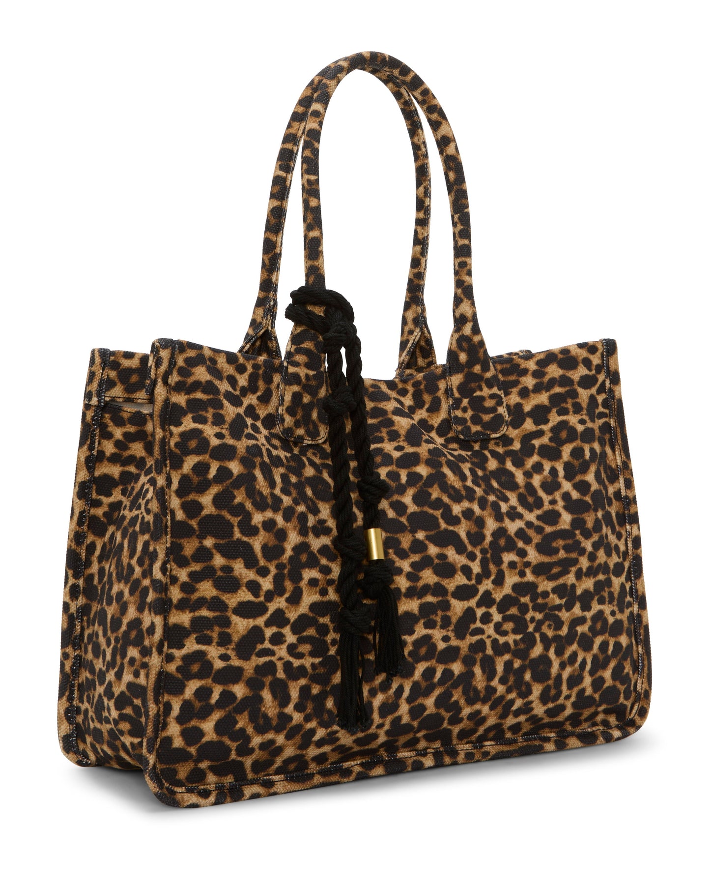 Vince Camuto Orla Tote Bag Caramel Leopard