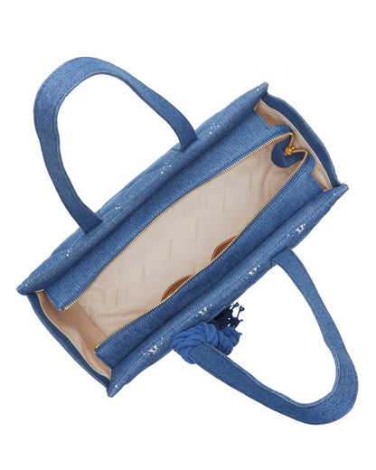 Vince Camuto Barry Small Tote Bag Denim