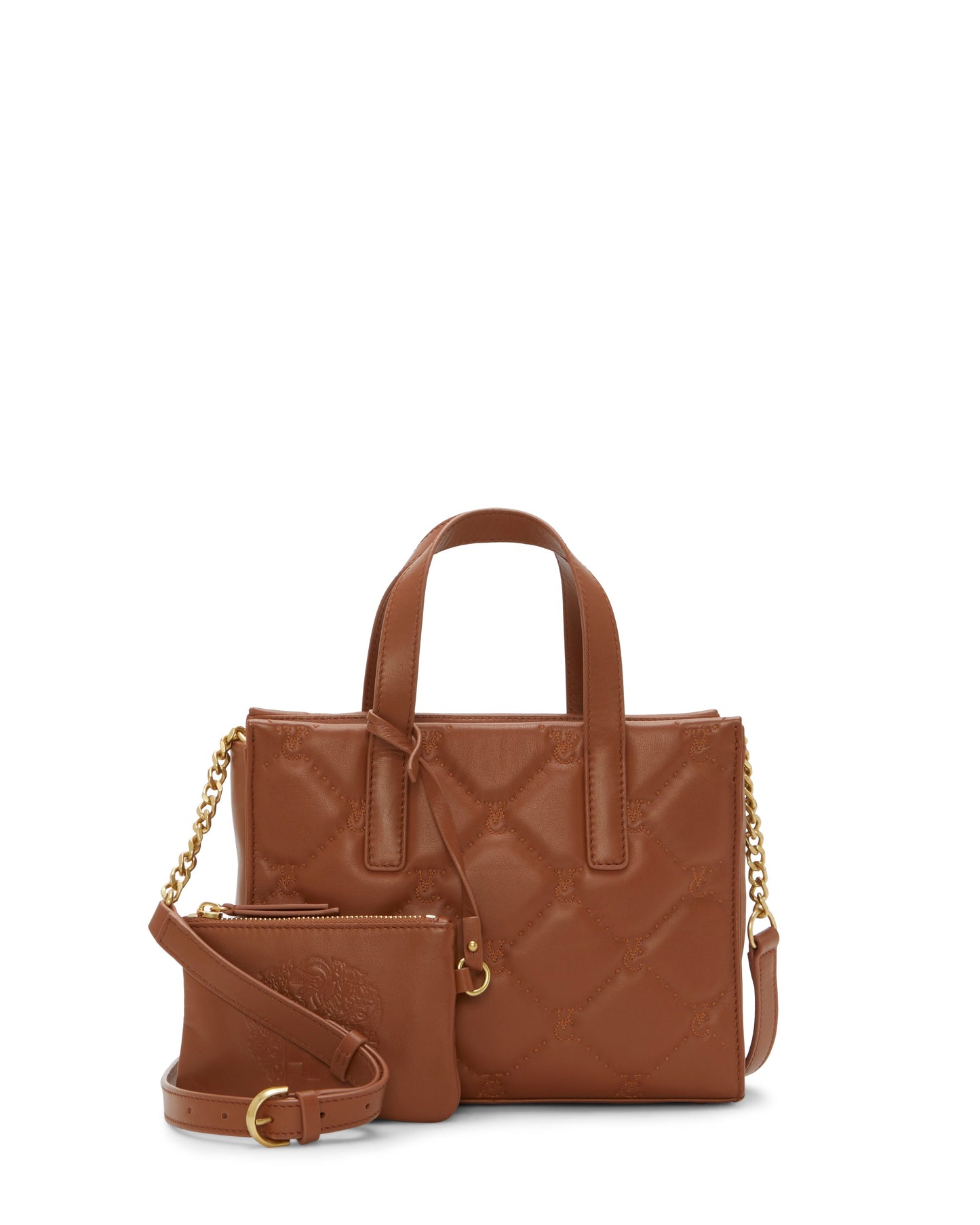 Vince Camuto Barry Small Tote Bag Caramello