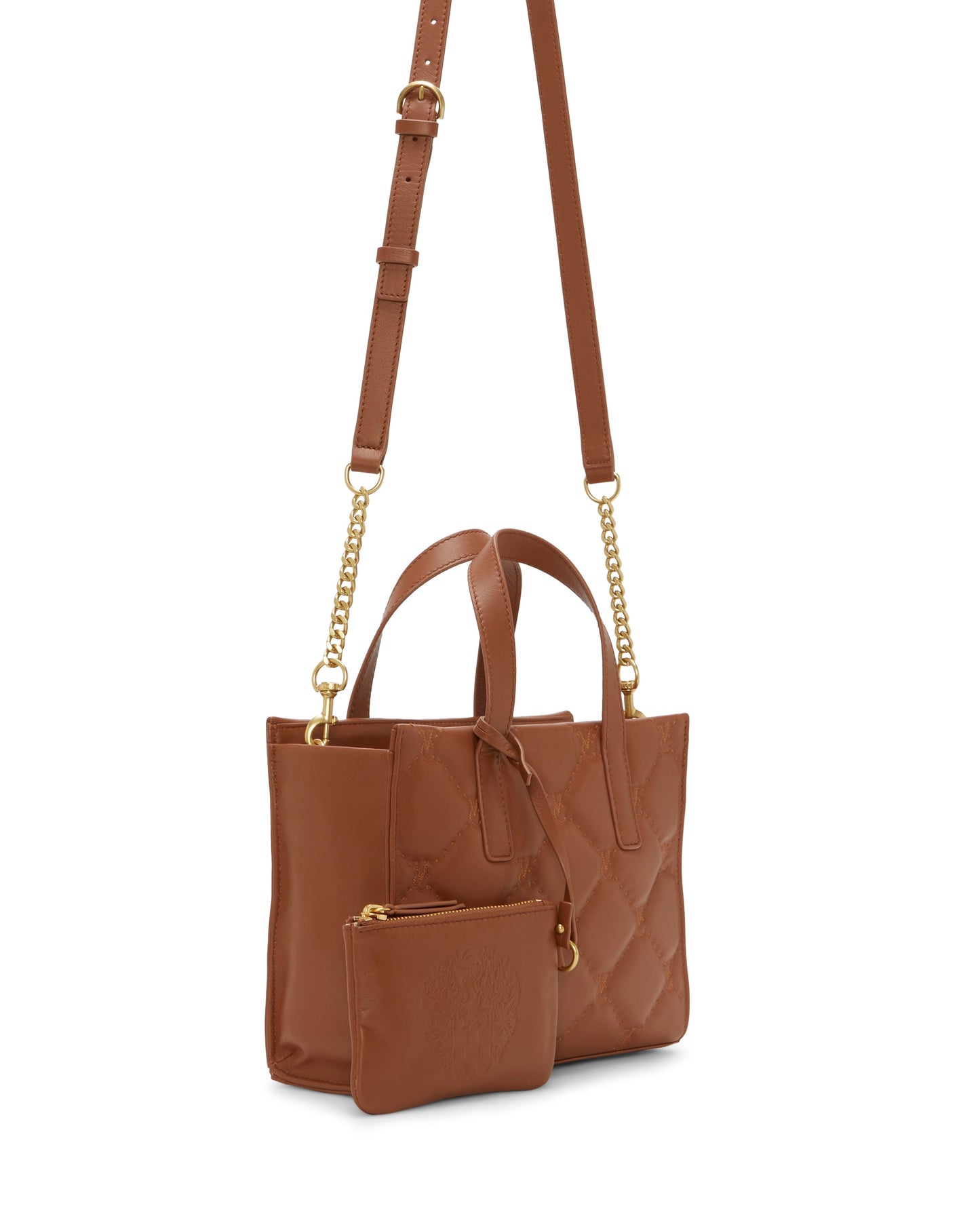 Vince Camuto Barry Small Tote Bag Caramello