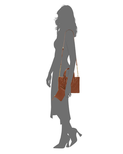Vince Camuto Barry Small Tote Bag Caramello