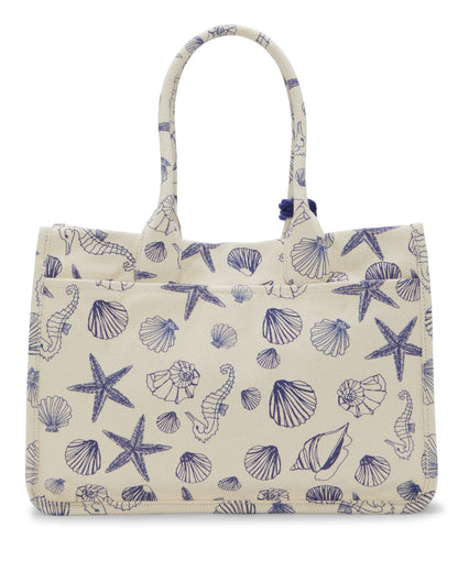 Vince Camuto Orla Tote Bag Ocean Print