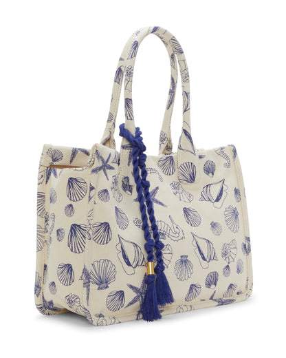 Vince Camuto Orla Tote Bag Ocean Print