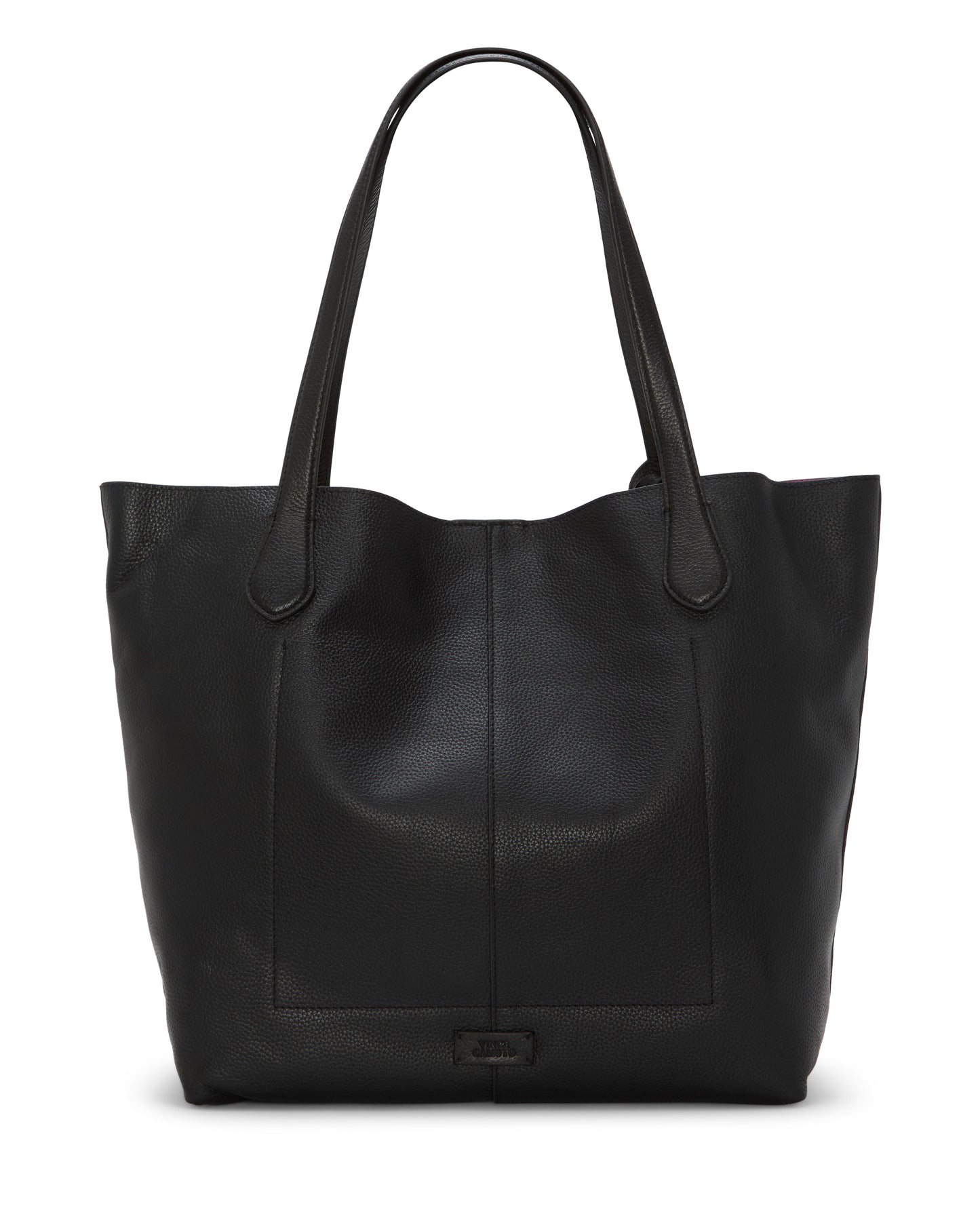 Vince Camuto Jenna Tote Bag Black Pink Leather