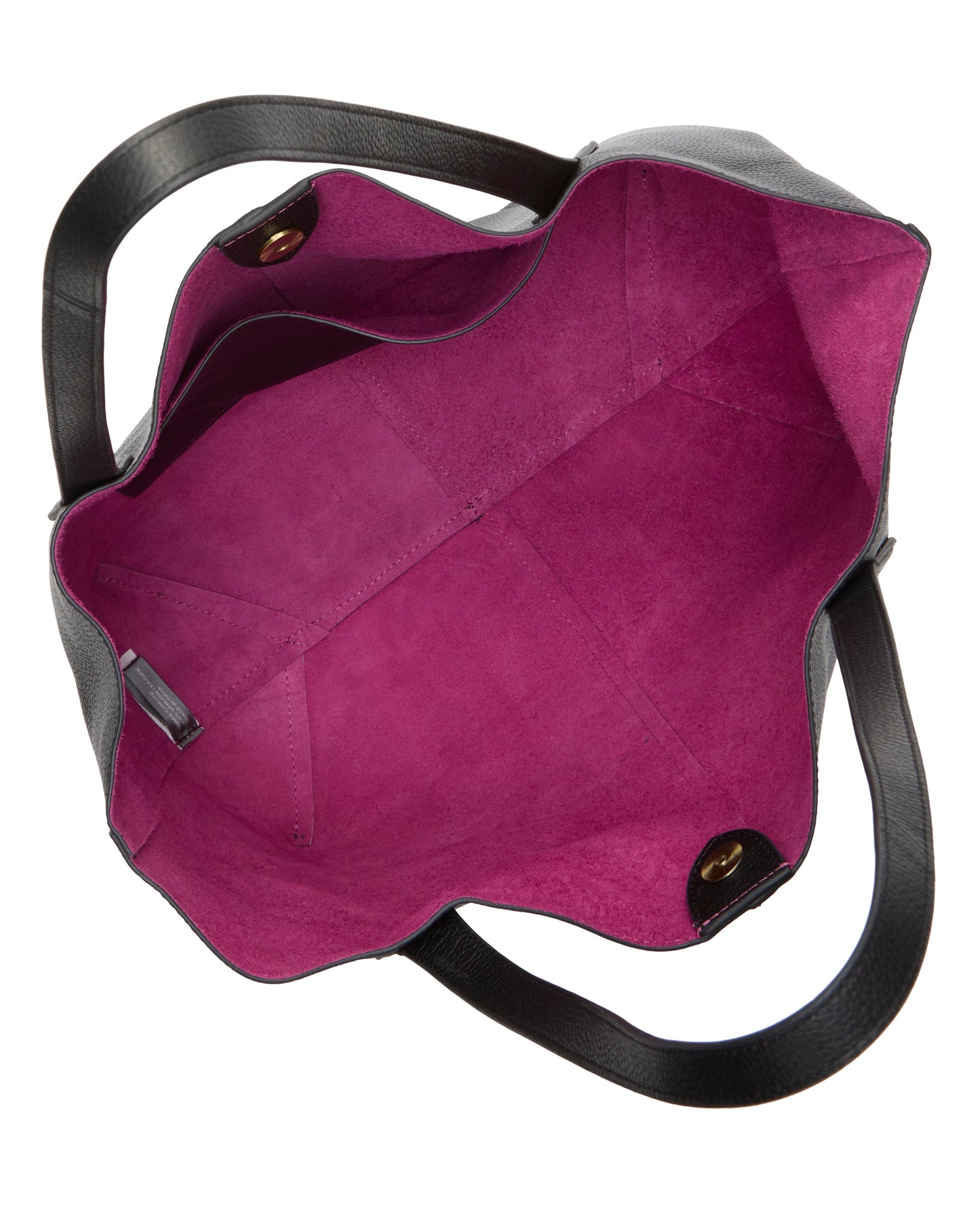 Vince Camuto Jenna Tote Bag Black Pink Leather