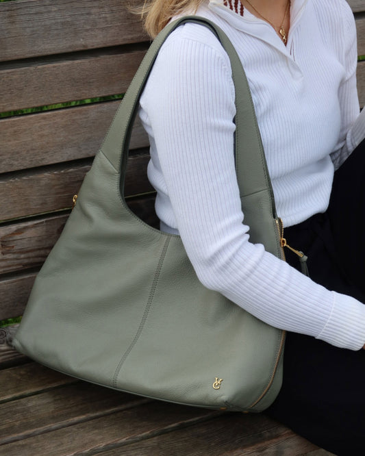 Vince Camuto Kaela Tote Bag Artichoke Leather