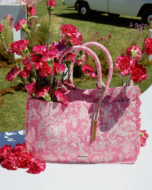 Vince Camuto Zhury Tote Bag Pink