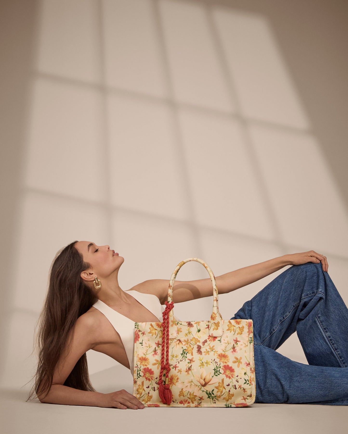 Vince Camuto Orla Tote Bag Panna Creme
