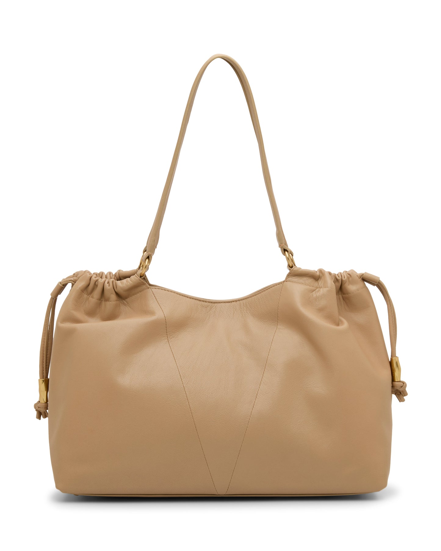 Vince Camuto Leane Tote Bag Iced Coffee Leather