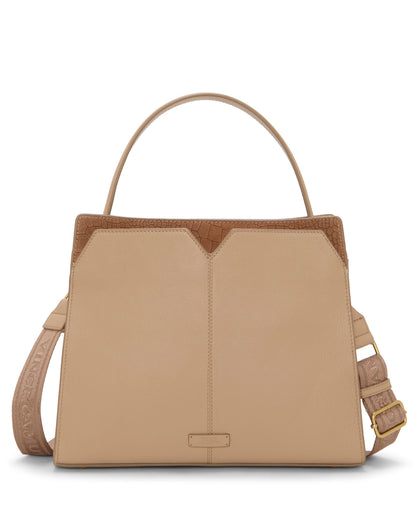 Vince Camuto Tasha Shoulder Bag Cappuccino/Cognac Leather