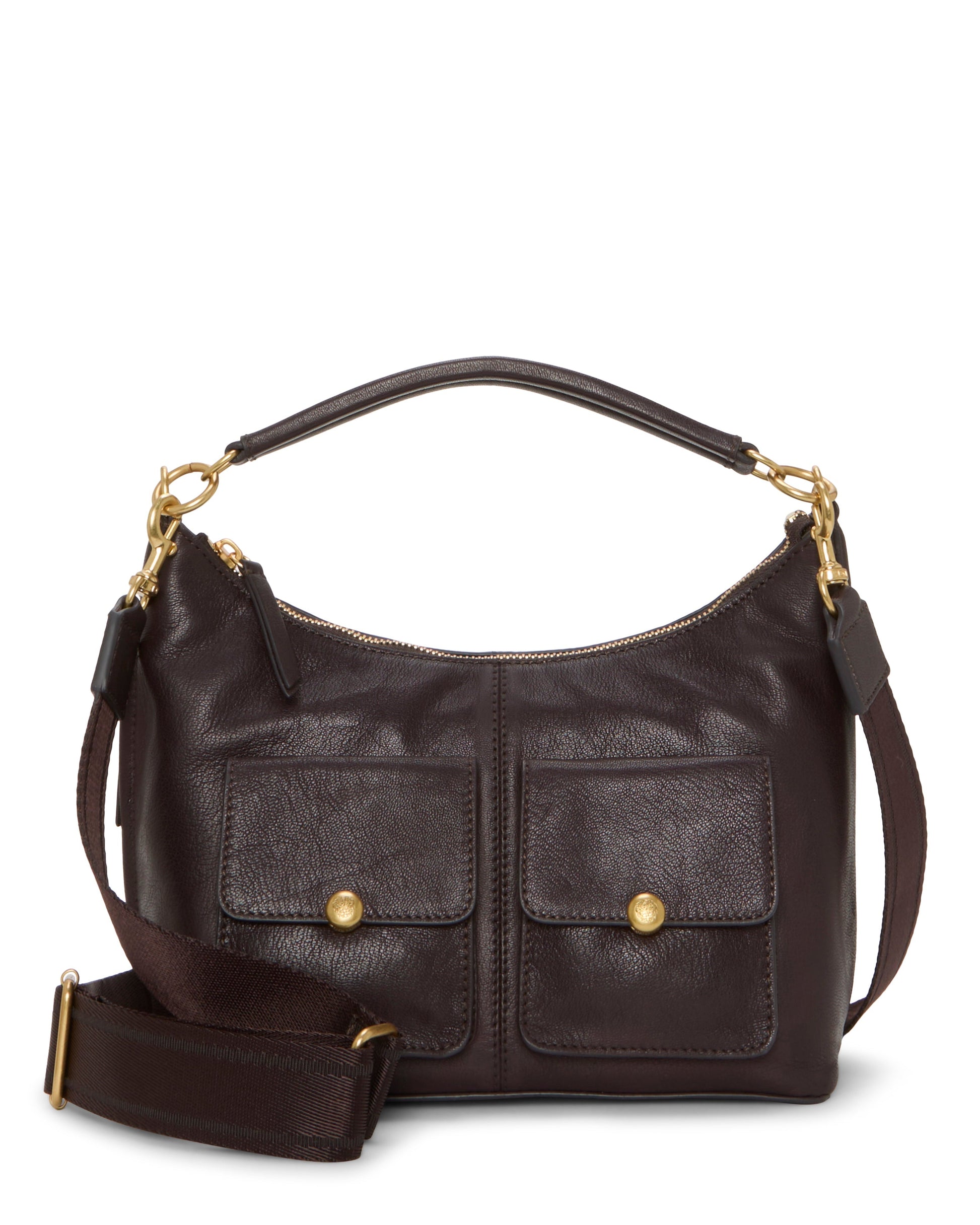 Vince Camuto Carly Shoulder Bag Brownie Plum