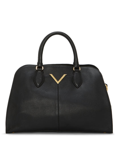 Vince Camuto Tasha Satchel Bag Black Leather