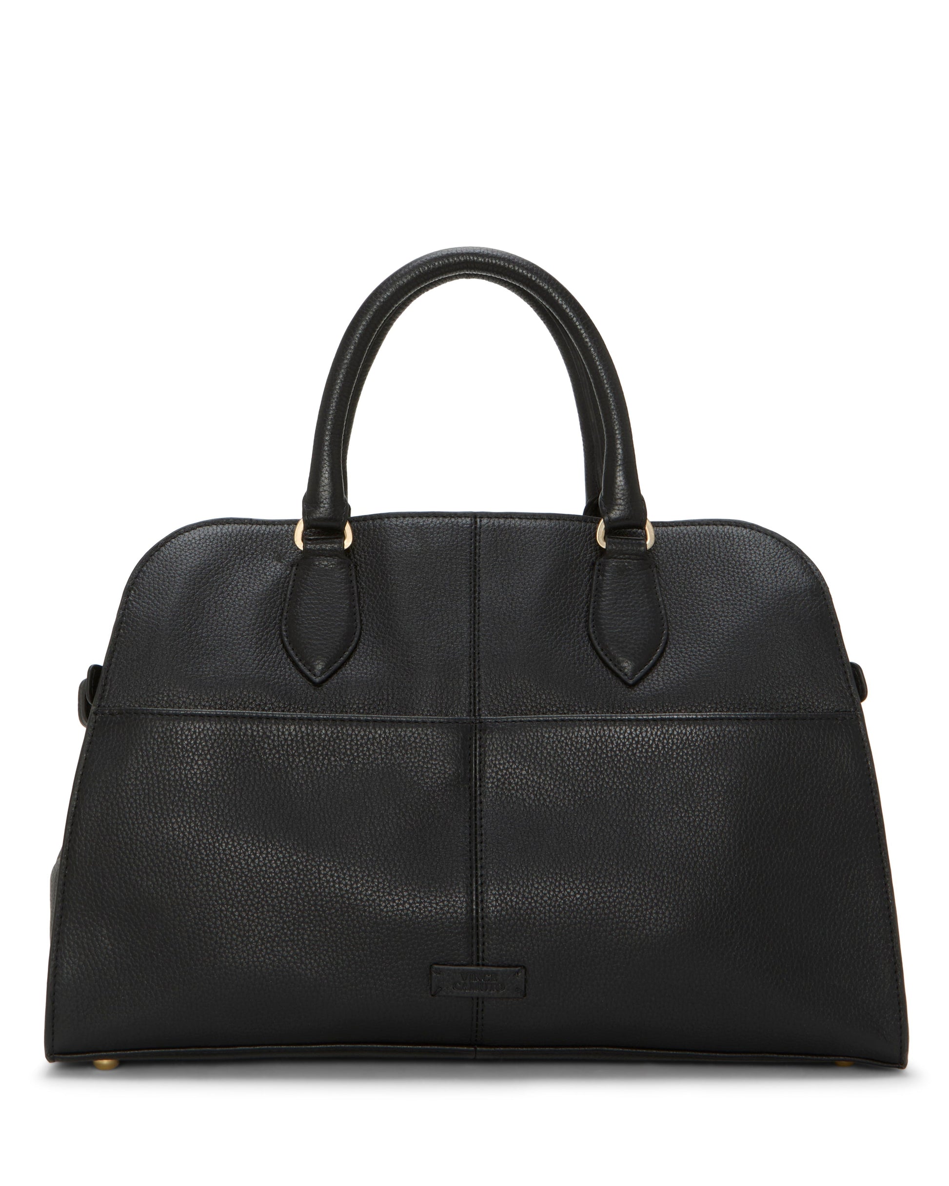 Vince Camuto Tasha Satchel Bag Black Leather
