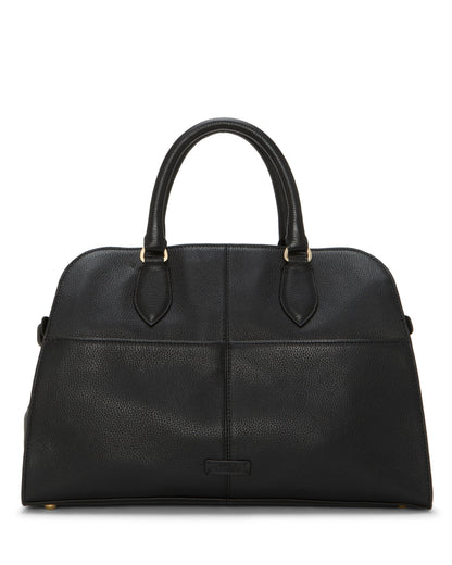 Vince Camuto Tasha Satchel Bag Black Leather