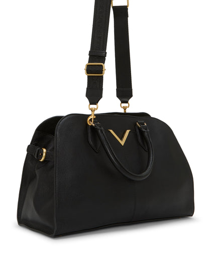Vince Camuto Tasha Satchel Bag Black Leather