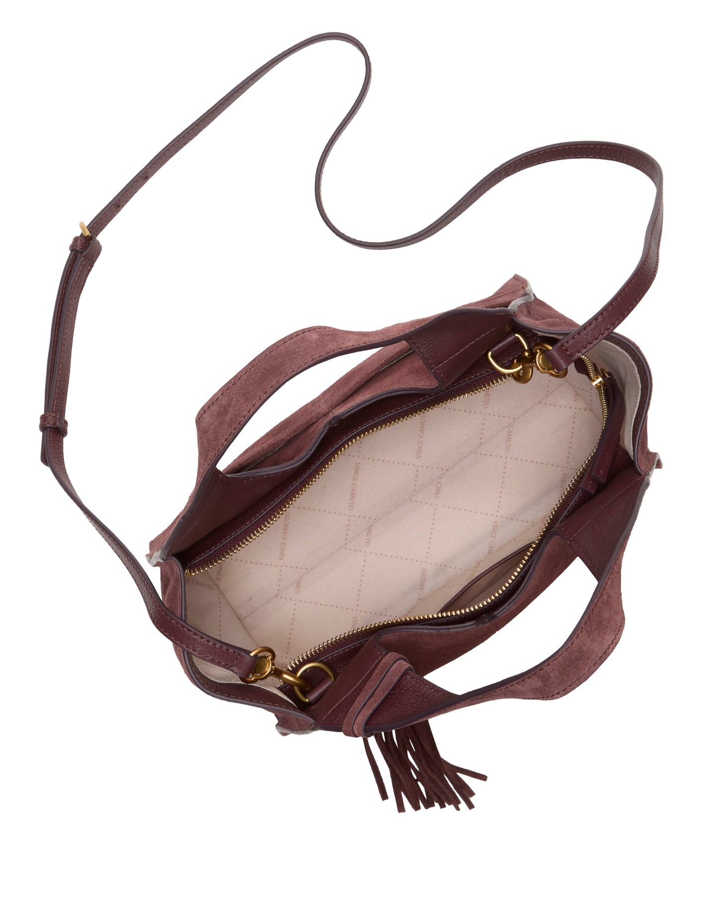 Vince Camuto Aleah Satchel Bag Red Currant