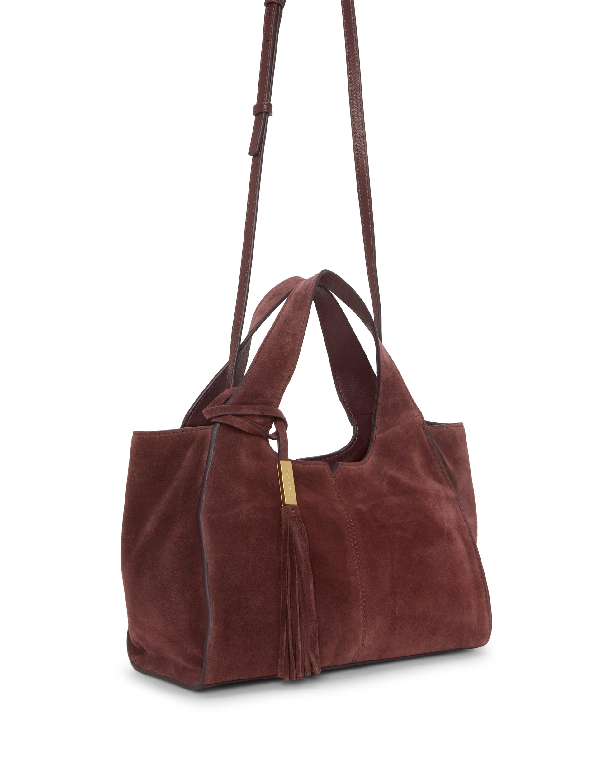 Vince Camuto Aleah Satchel Bag Red Currant