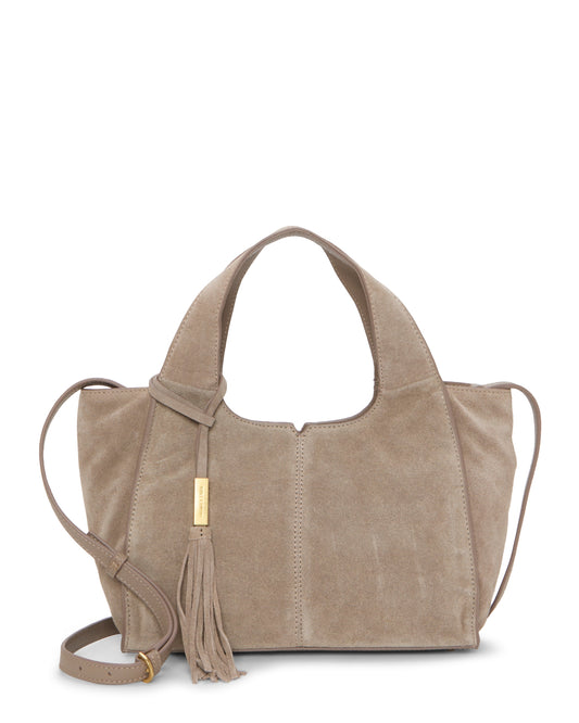 Vince Camuto Aleah Satchel Bag Dark Taupe