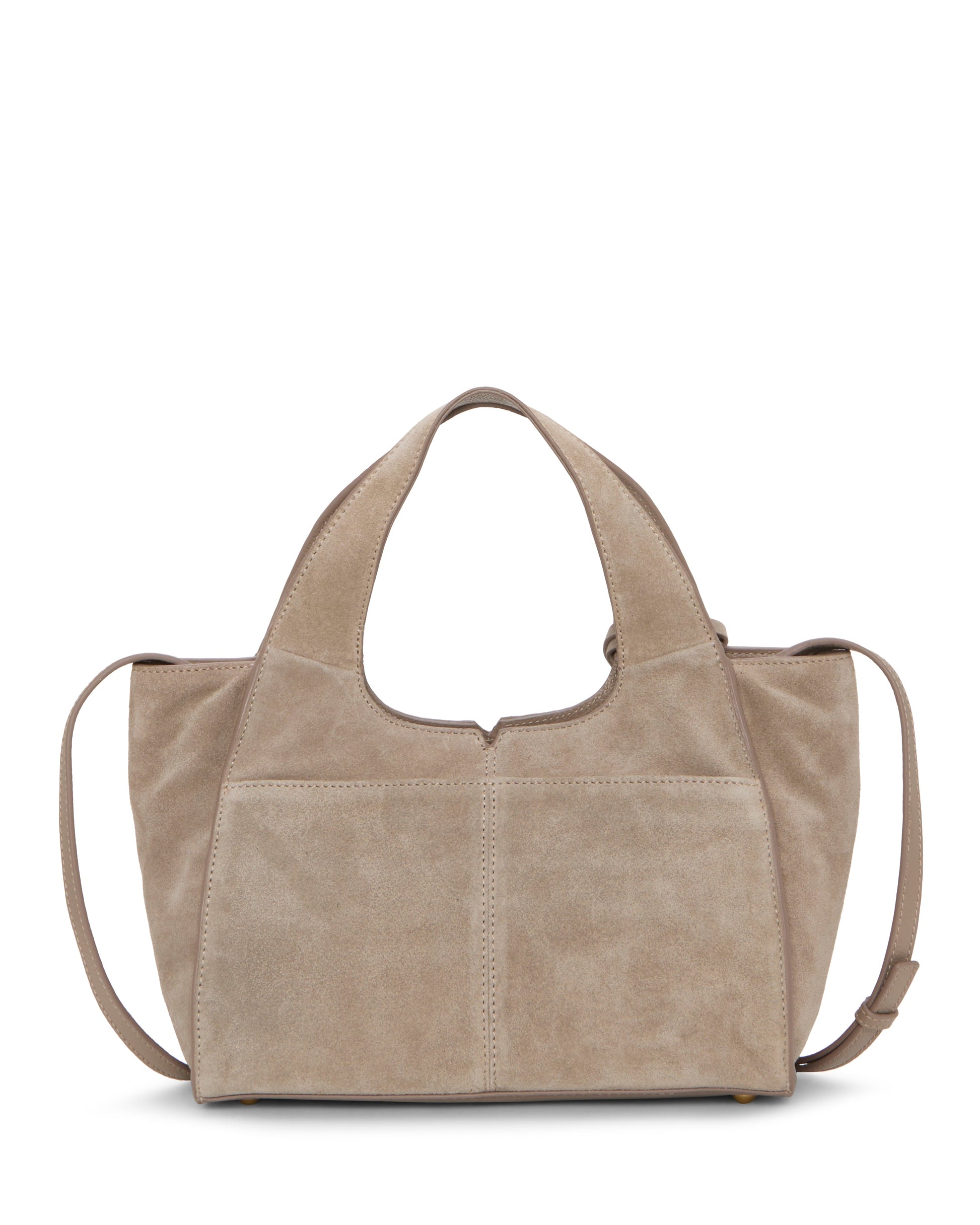 Vince Camuto Aleah Satchel Bag Dark Taupe