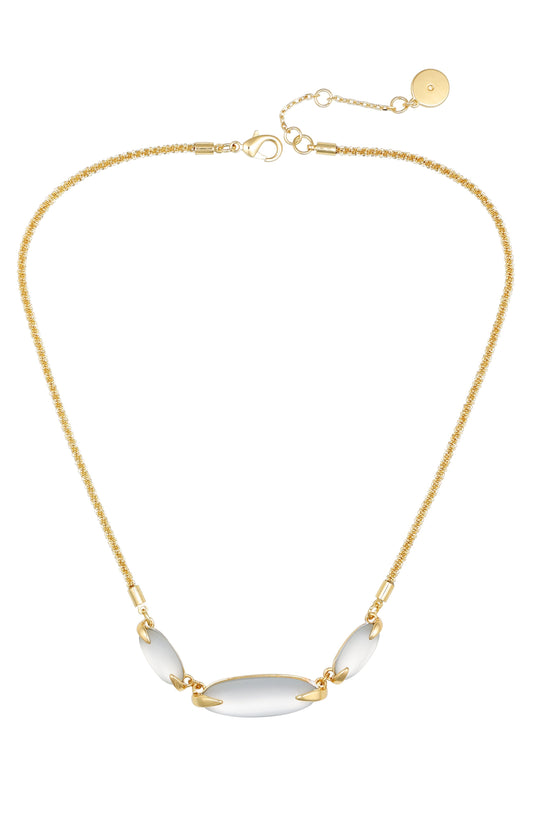 Vince Camuto Goldtone Stone Collar Necklace Gold Tone